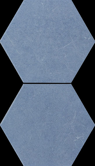 Hexagon Mayolica Blue 5x5-
